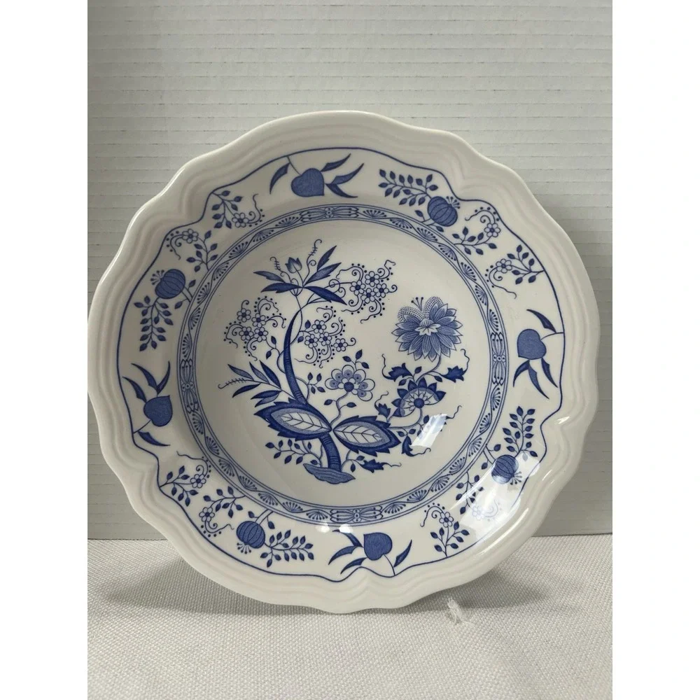 Vintage Oriental Onion Ironstone (Japan) 9-1/2 inch Vegetable/Serving Bowl